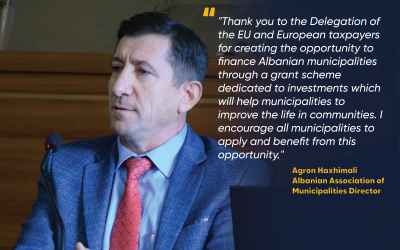 “EU for Municipalities” the right tool to assist Albanian municipalities