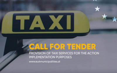 Call for tender – “Provision of Taxi Services for the action implementation purposes”