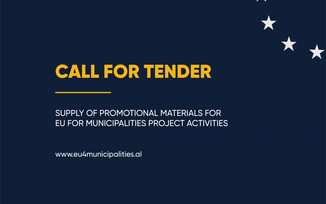 Call for tender/ Promotional materials