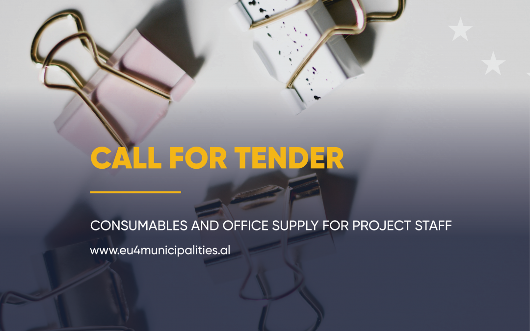 Call for tender/ Consumables and office supply
