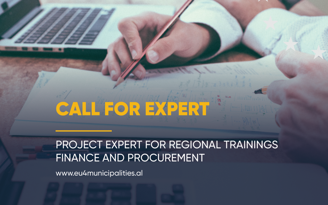 Call for Regional Training Expert – Finance and procurement