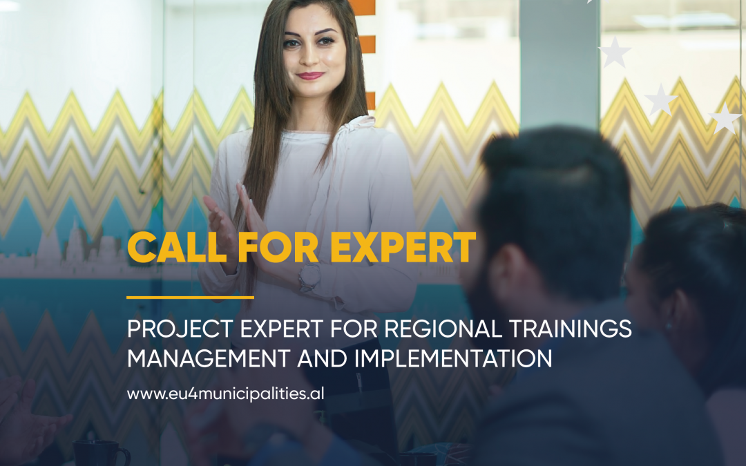 Call for Regional Training Expert – Management and Implementation