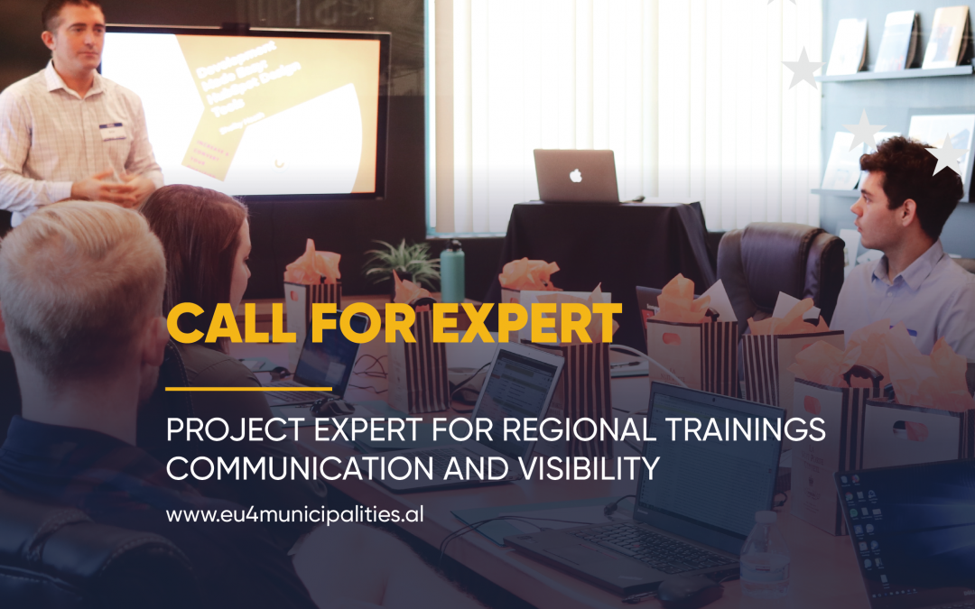 Call for Regional Training Expert – Communication and Visibility